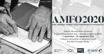 Výstava z výberu fotografických prác z okresnej postupovej súťaže AMFO2020