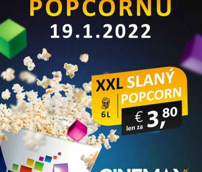 Medzinárodný deň popcornu v CINEMAX Prešov!!!