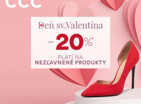 Nakupujte v CCC s valentínskymi zľavami!