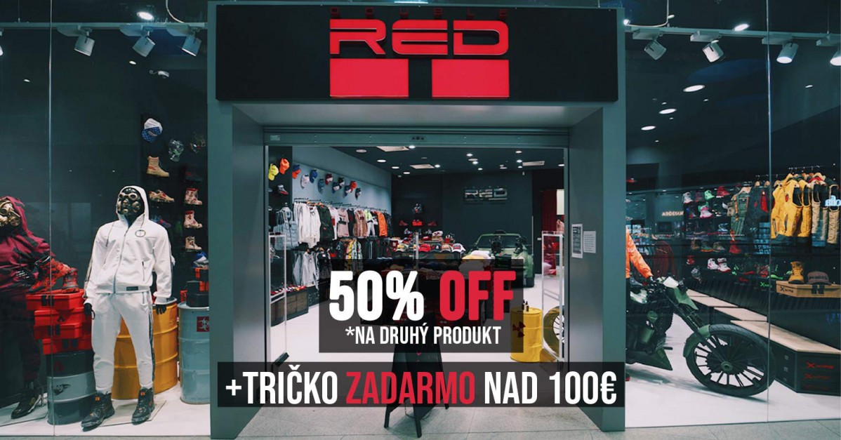 50% OFF + tričko ZADARMO